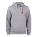 Tekninen huppari / Lohi / Kala - 2XL, Harmaa